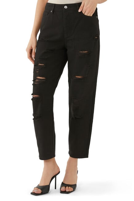 Distressed Relaxed Jeans